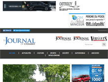 Tablet Screenshot of journaldechambly.com